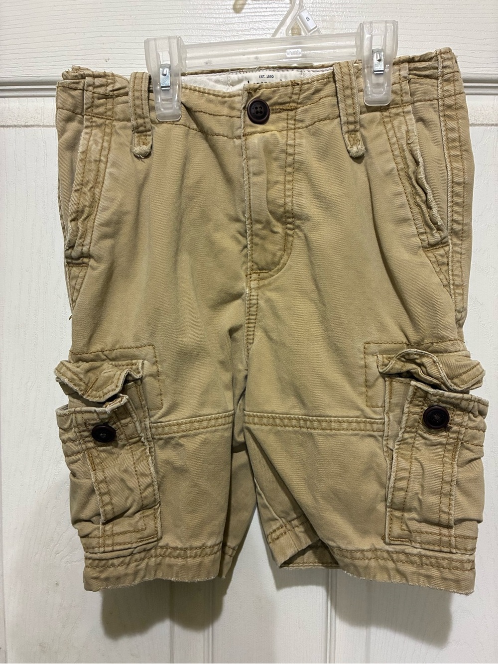 Abercrombie & Fitch Tan Kids Cargo Shorts